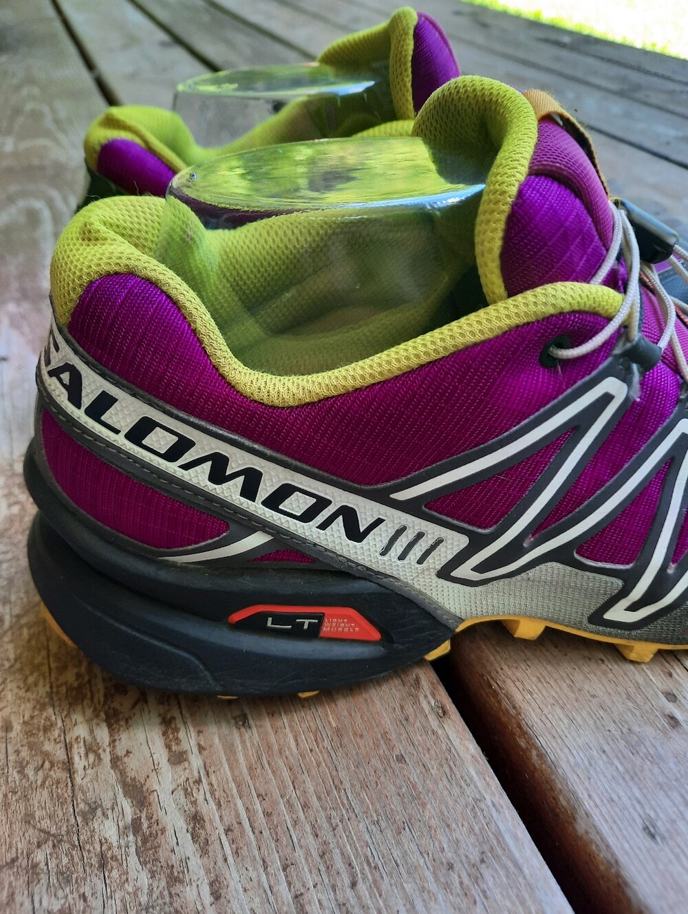 Salomon Speedcross 3 Plum Black Crown Grip Trail Running Hiking Shoes Size 8.5 - Picture 3 of 16